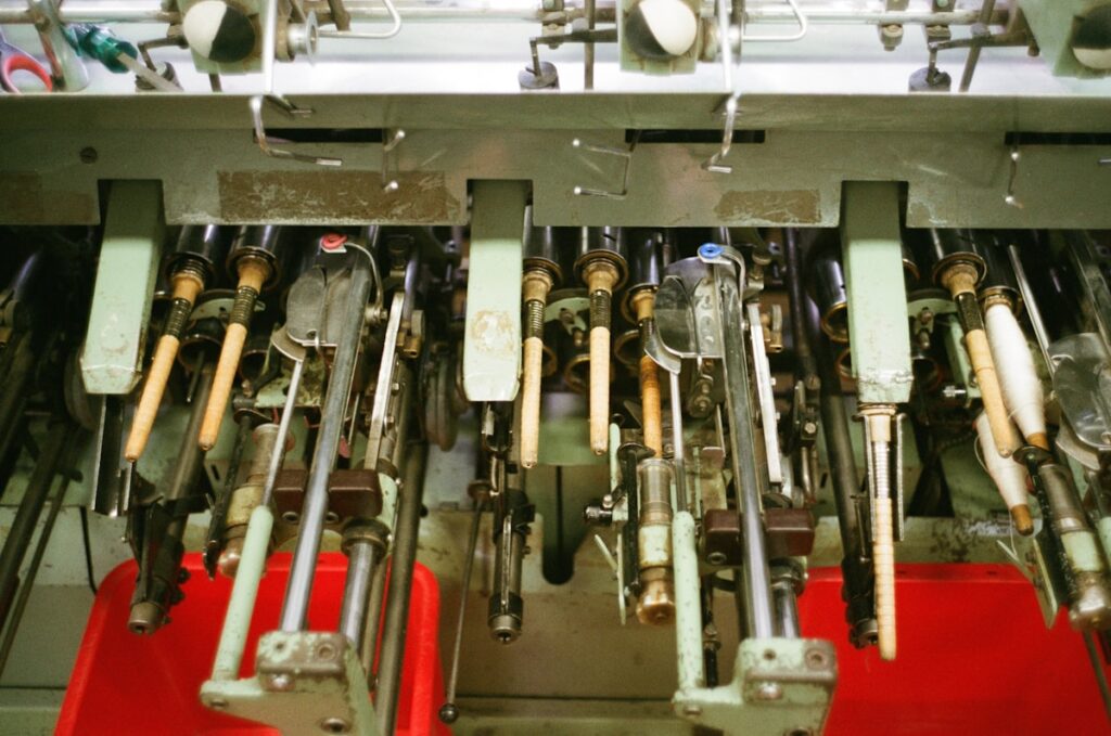 Industrial Loom Weaving